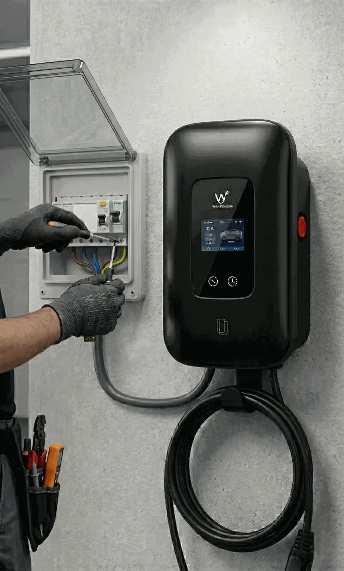 Професионален монтаж на Wallbox.GURU - 5 год. гаранция